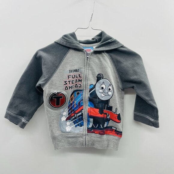 Thomas the Train Baby Boys 24 Months Full Steam Ahead Hooded Sweatshirt 2228 - Picture 1 of 5